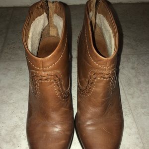 Ugg Brown Fur Lined Bootie